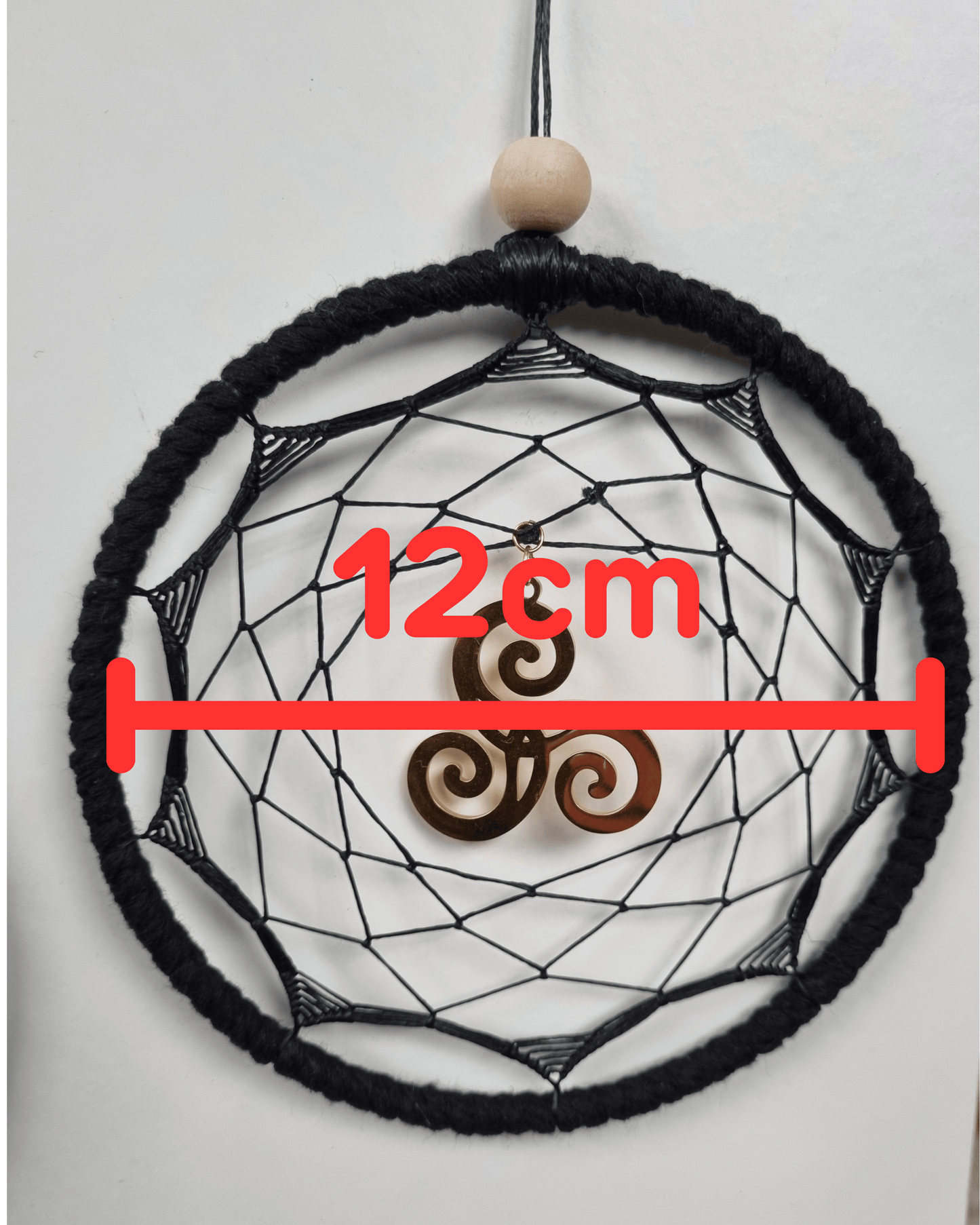 Spiral Mandala Golden Ø12cm (4.7in)