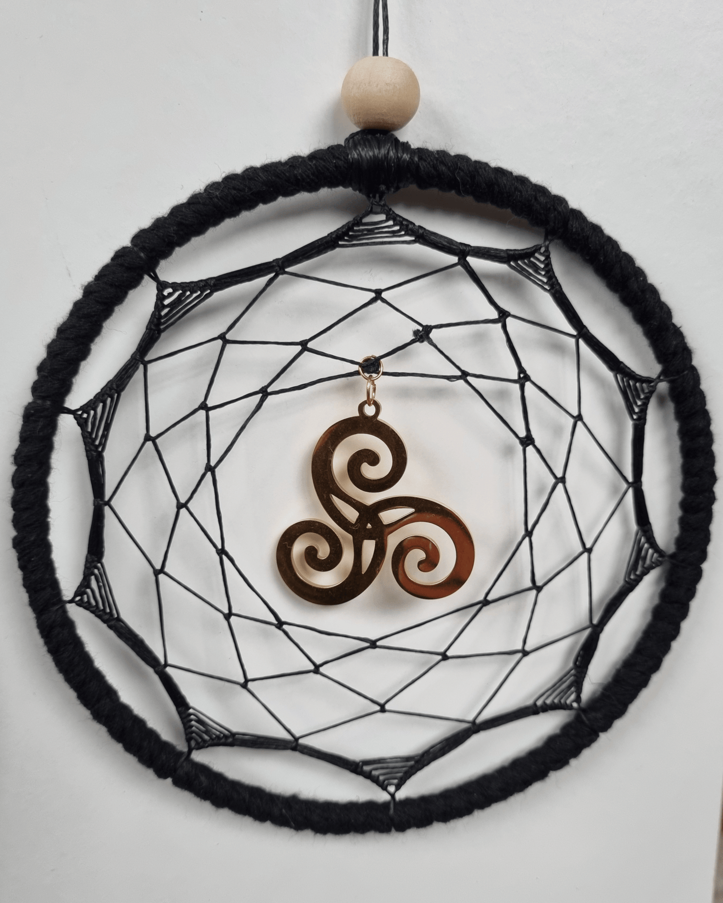 Spiral Mandala Golden Ø12cm (4.7in)